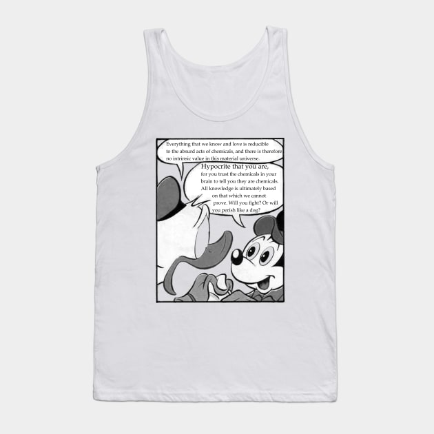 Fideism - Hypocrite That You Are (BW) Tank Top by neememes